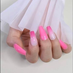 2/16 Pretty in Pink Coffin Nails